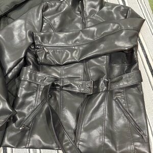 Kenneth Cole Women’s Black Leather Jacket- NWT